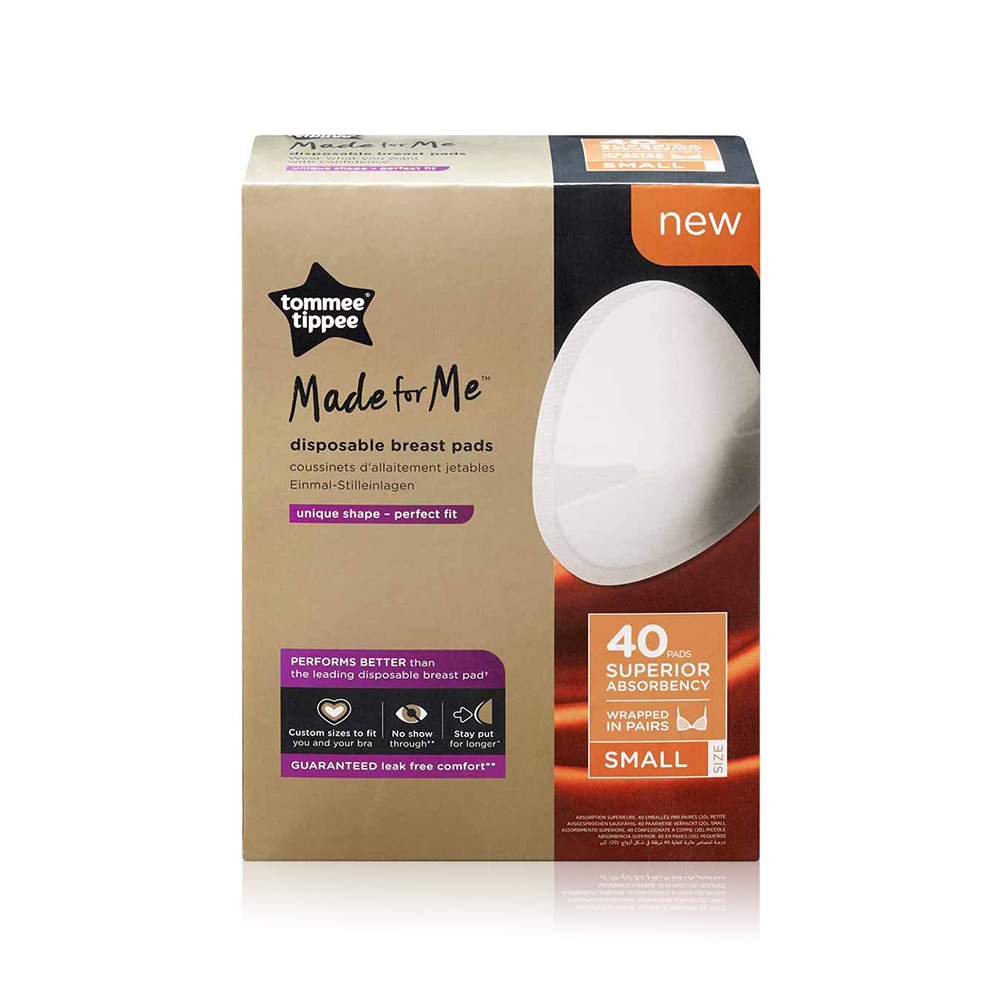 Tommee tippee disposable breast pads 40pcs (small)